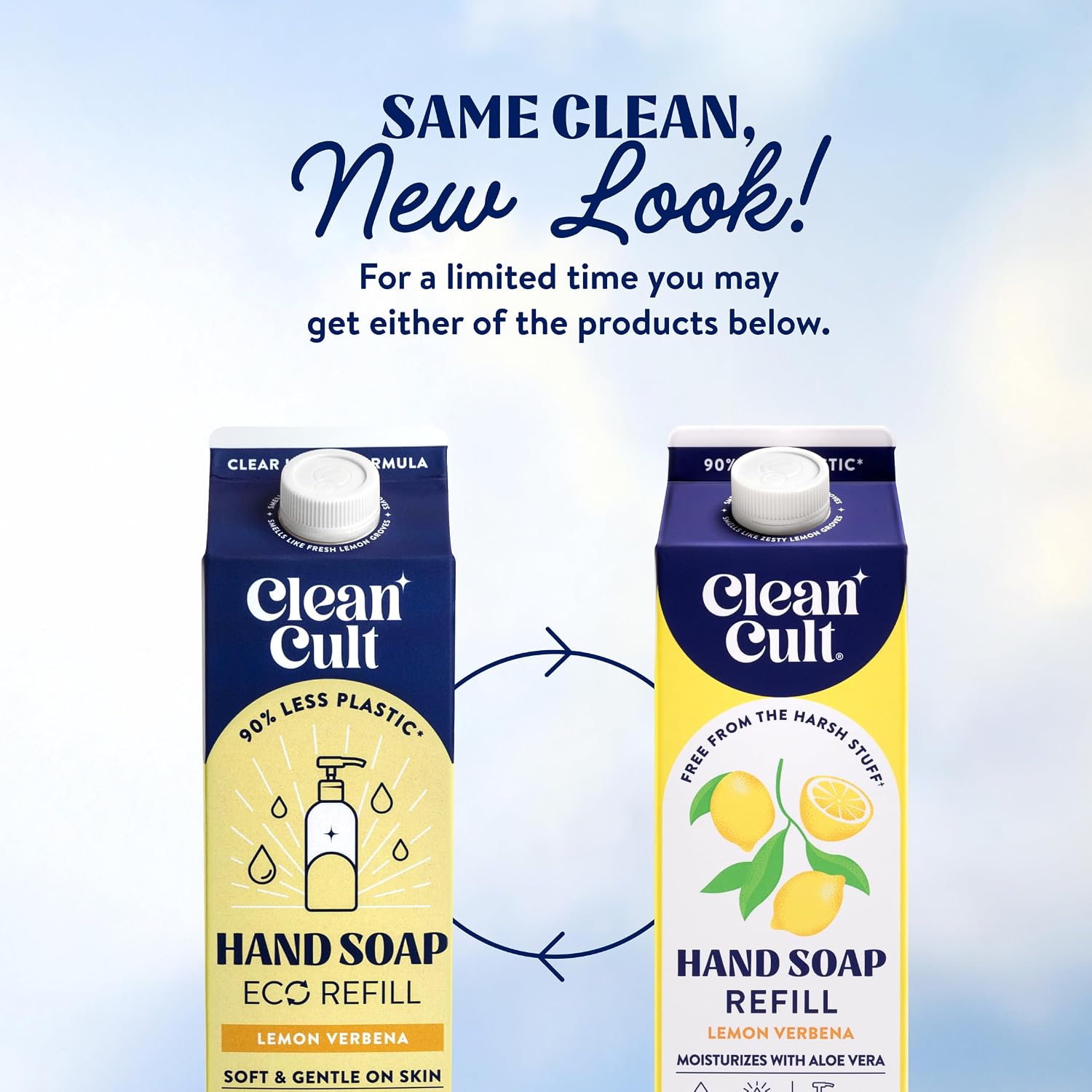 Cleancult_Liquid_Hand_Soap_Refill_-_Lemon_Verbena_-_Moisturizes_Dry_&_Sensitive_Skin_-_Made_with_Aloe_Vera_&_Essential_Oils_-_Eco_Friendly_-_Paper-Based_Packaging_-_32_oz/1_Pack