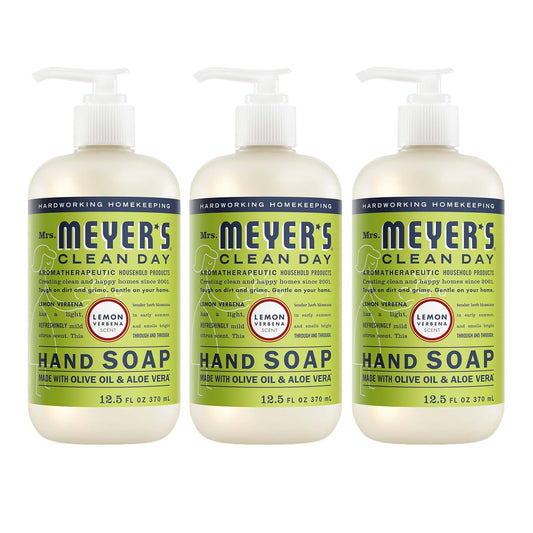 MRS._MEYER'S_CLEAN_DAY_Hand_Soap,_Lemon_Verbena_Scent,_12.5_Fl_Oz_Bottle_-_3_Pack