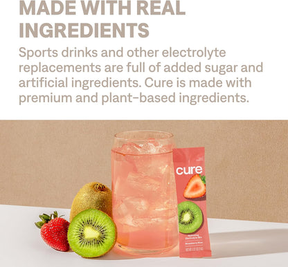 Cure_Hydration_|_Plant-Based_Electrolyte_Drink_Mix_|_No_Added_Sugar_|_FSA-HSA_|_Dehydration_Relief_Powder_Made_with_Coconut_Water_|_Non-GMO_|_Vegan_|_Pouch_of_14_Packets_-_Strawberry_Kiwi