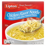 SOUP SECRETS Lipton Instant Soup Mix Chicken Flavor Noodle For a Warm Cup of Soup Cooks in 5 Minutes 4.2 oz
