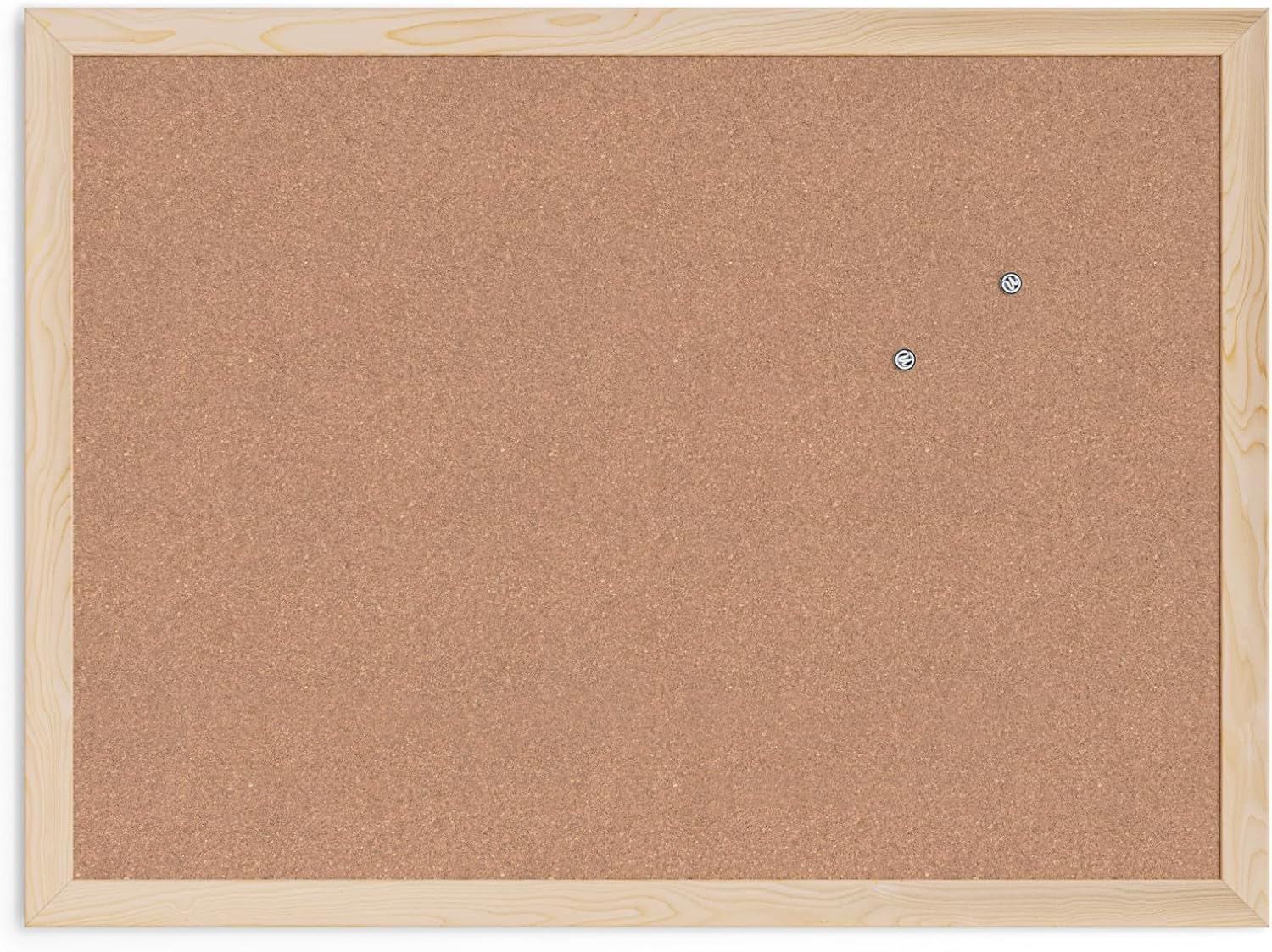 U_Brands_Cork_Bulletin_Board,_18"_x_24"_Inches,_Light_Birch_Wood_Frame_(265U00-01)