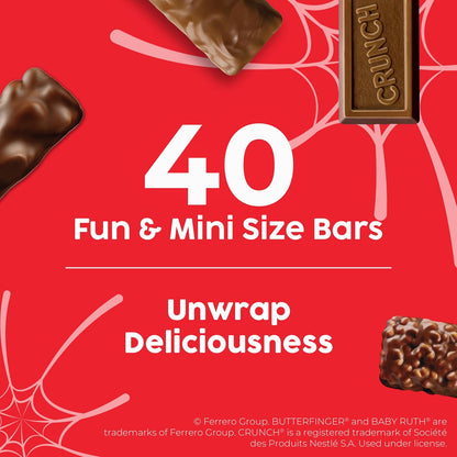 Butterfinger,_CRUNCH,_Baby_Ruth,_100_Grand_Fun_Size_Assorted_Candy_Bars,_Great_for_Sharing,_Bulk_40_Count_Pack,_20.7_oz