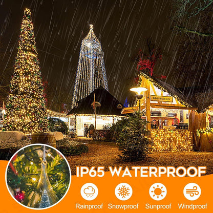 Christmas_Lights_Outdoor_100LED_33FT,_Green_Wire_Connectable_Christmas_String_Lights_|_8_Modes_Twinkle_Fairy_Lights_Plug_in_with_Timer,_for_Indoor_Outside_Xmas_Trees_Garden_Party,_Warm_White