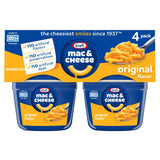 Kraft Gluten Free Original Mac & Cheese Macaroni and Cheese Dinner, 4 ct Pack, 1.9 oz Cups
