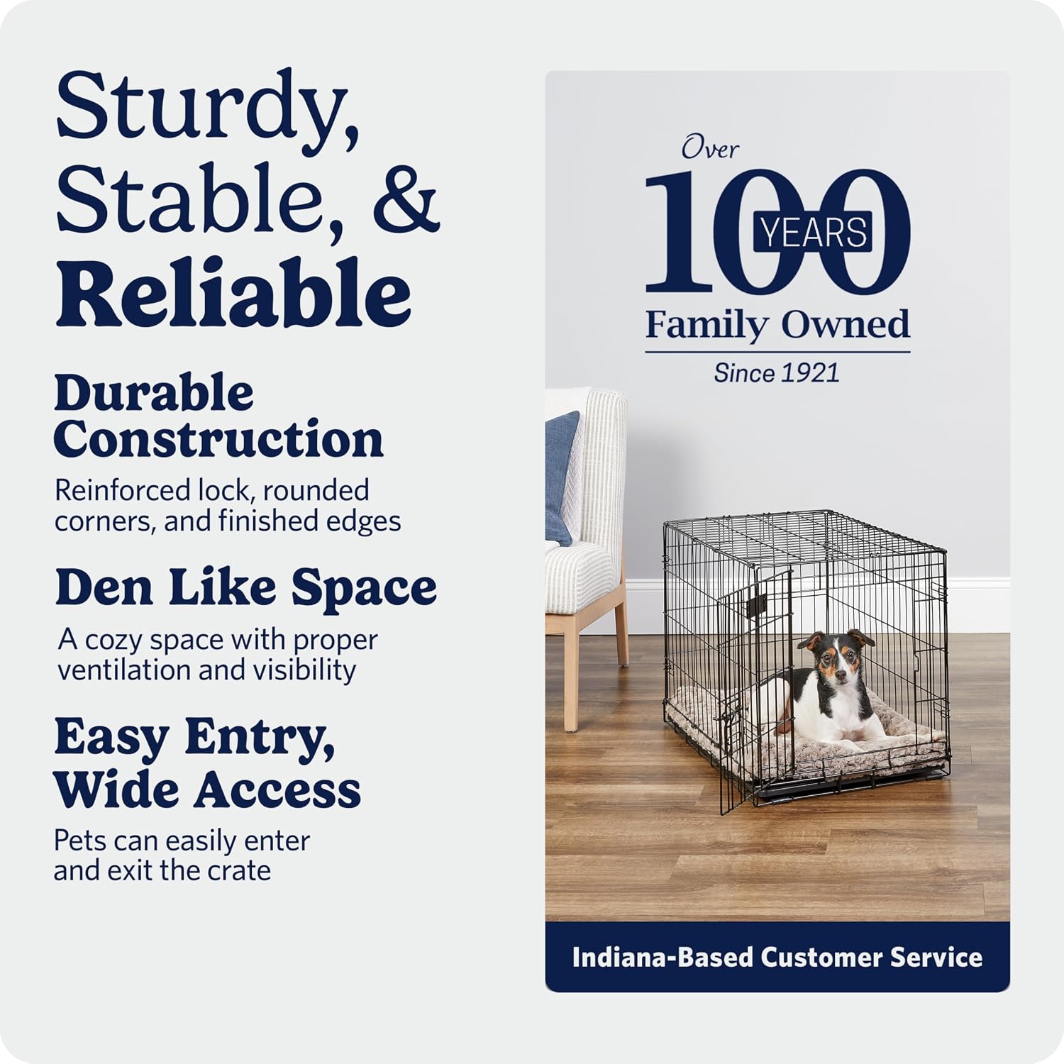 MidWest_Homes_for_Pets_30-Inch_iCrate_for_Medium_Breeds,_21-40_lbs,_Single_Door_Folding_Dog_Crate_with_Divider_Panel,_Leak-Proof_Tray_&_Secure_Latch,_Portable,_Durable_&_Easy_to_Assemble