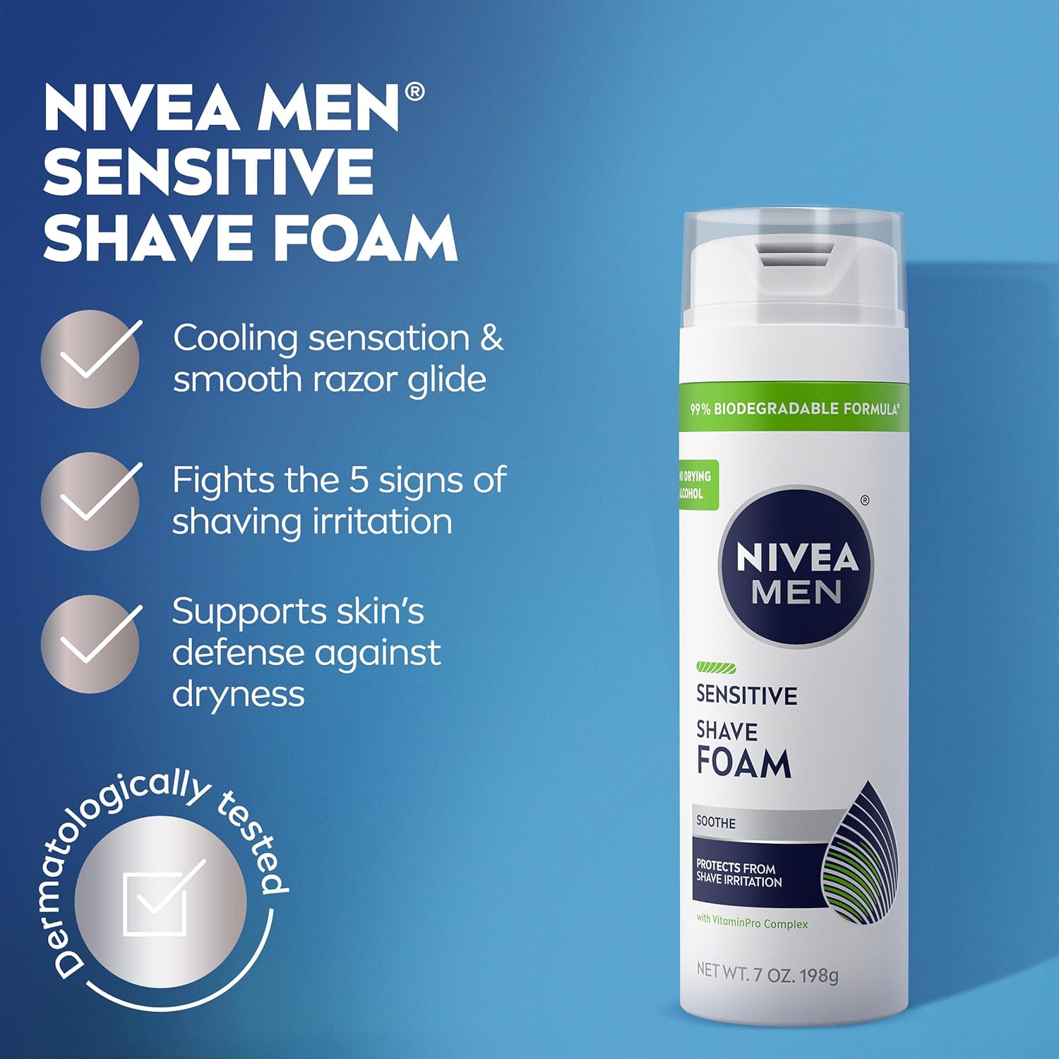 NIVEA_MEN_Sensitive_Shave_Foam_with_Vitamin_E,_Soothing_Chamomile_and_Witch_Hazel_Extracts,_6_Pack_of_7_Oz_Cans