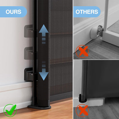probebi_Retractable_Baby,_Child_&_Dog_Gates_for_Stairs,_Extends_to_54"_Wide_34"_Tall,_Use_for_Outdoor,_Indoor,_Hallways,_Doorways,_Deck,_Porch,_Black