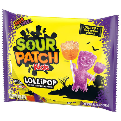 SOUR_PATCH_KIDS_Orange_&_Purple_Halloween_Candy_Lollipops_with_Sour_Candy_Dipping_Powder,_20_Lollipops