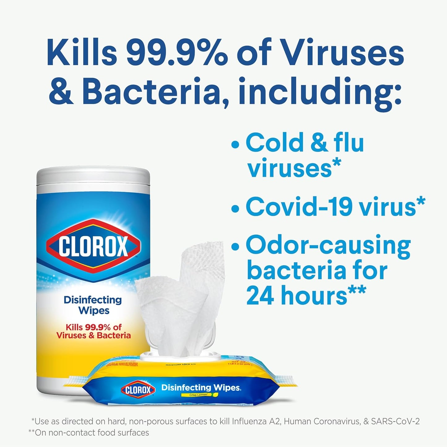 Clorox_30112_Disinfecting_Wipe,_Fresh/Lemon_Fresh_Scent_(525_Count)
