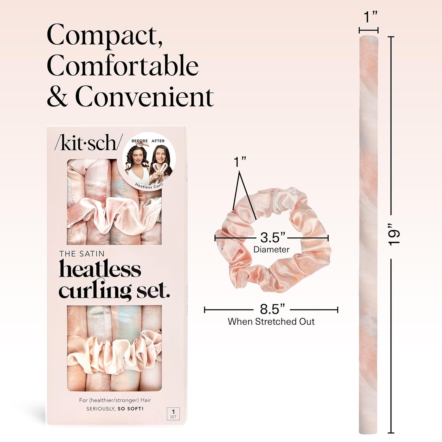 Kitsch_Satin_Heatless_Curlers_Set_–_Heatless_Curls_Overnight_with_34"_Hair_Curler_&_2_Satin_Scrunchies_–_Comfortable_Hair_Curlers_to_Sleep_In_for_Frizz-Free,_No_Heat_Damage_Styling_-_Sunset_Tie_Dye