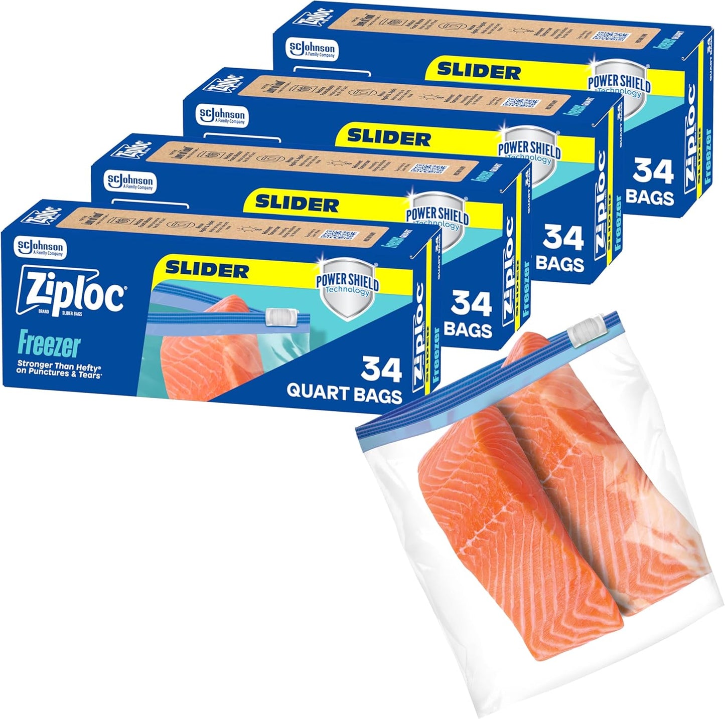 Ziploc_Quart_Food_Storage_Freezer_Slider_Bags,_Power_Shield_Technology_for_More_Durability,_136_Bags_Total