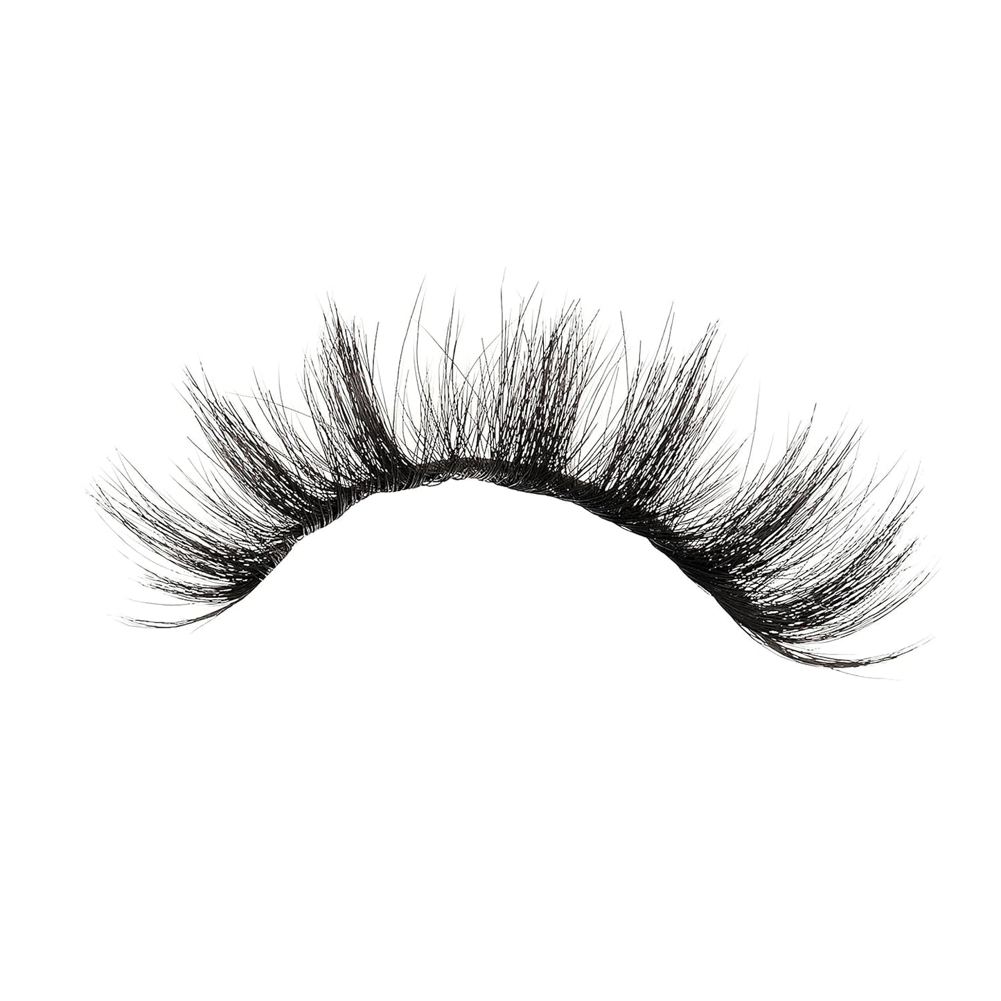 KISS_Matte_Black,_False_Eyelashes,_'Matte_Velvet',_16mm,_Includes_1_Pair_Of_Lash,_Easy_to_Apply,_Reusable_Lash_Clusters