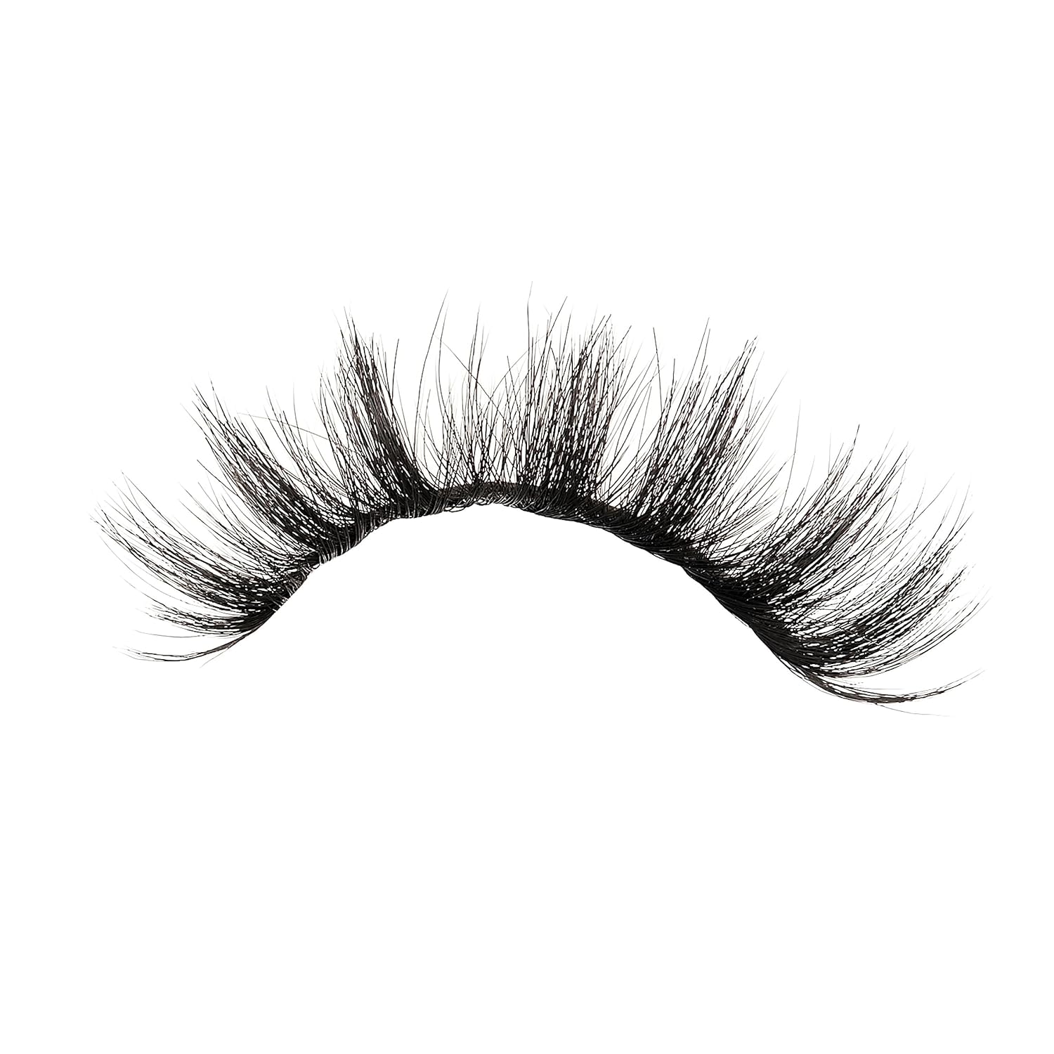 KISS_Matte_Black,_False_Eyelashes,_'Matte_Velvet',_16mm,_Includes_1_Pair_Of_Lash,_Easy_to_Apply,_Reusable_Lash_Clusters