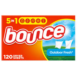 Bounce Fabric Softener Sheets, Outdoor Fresh Scent