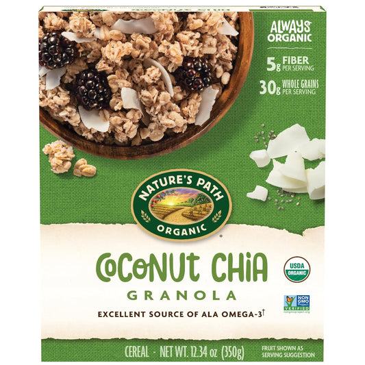 Nature's_Path_Organic_Coconut_Chia_Granola,_12.34_oz_(Pack_of_1),_Non-GMO