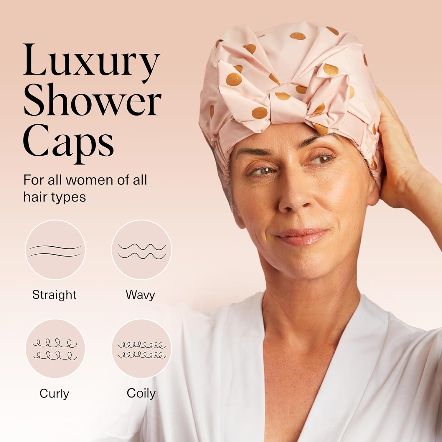 Kitsch_Luxury_Shower_Caps_for_Women_Reusable_Waterproof_-_Large_Shower_Cap_for_Women,_Non-slip,_Quick-dry_Hair_Cap_for_Long_and_Short_Hair,_Comfortable_and_Stylish_Design_-_Blush_Dot