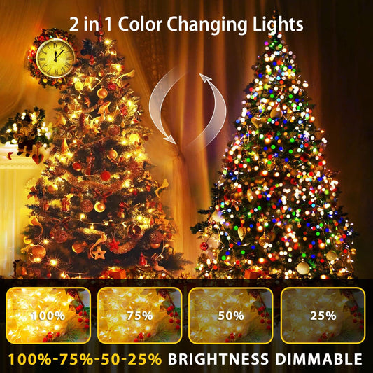 JMEXSUSS_200_LED_Christmas_String_Lights_Outdoor_Waterproof,_66ft_Color_Changing_String_Lights_Plug_in,_Warm_White_&_Multicolor_Christmas_Lights_for_Trees_Yard_Wedding_Xmas_Party