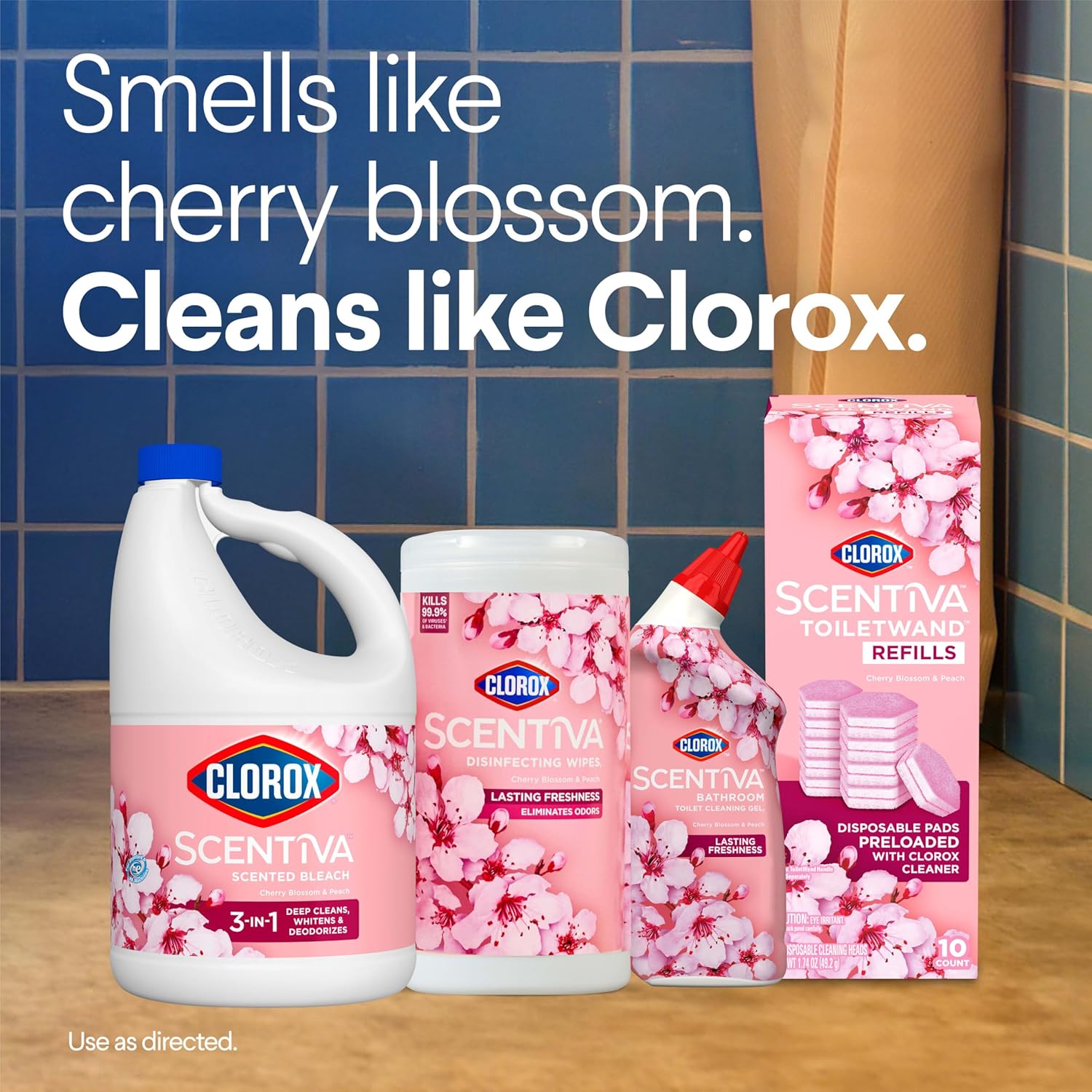 Clorox_Scentiva_ToiletWand_Refills,_Cherry_Blossom_and_Peach,_10_Count