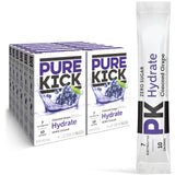 Pure Kick Hydration Singles To Go Drink Mix, Includes 12 Boxes with 6 Packets in each Box, 72 Total Packets