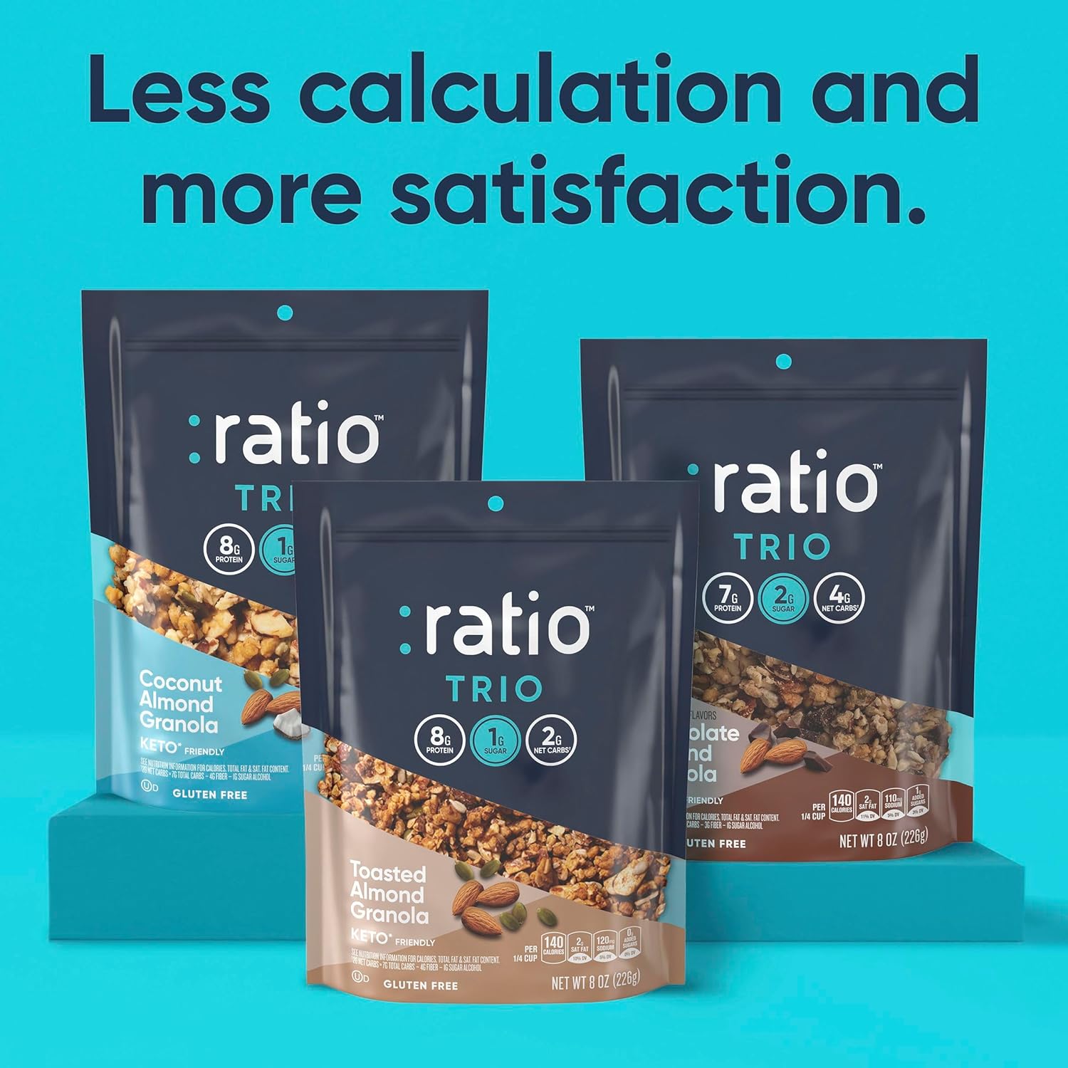Ratio_Trio_Coconut_Almond_Granola_Cereal,_1g_Sugar,_Keto_Friendly,_8_oz_Resealable_Bag