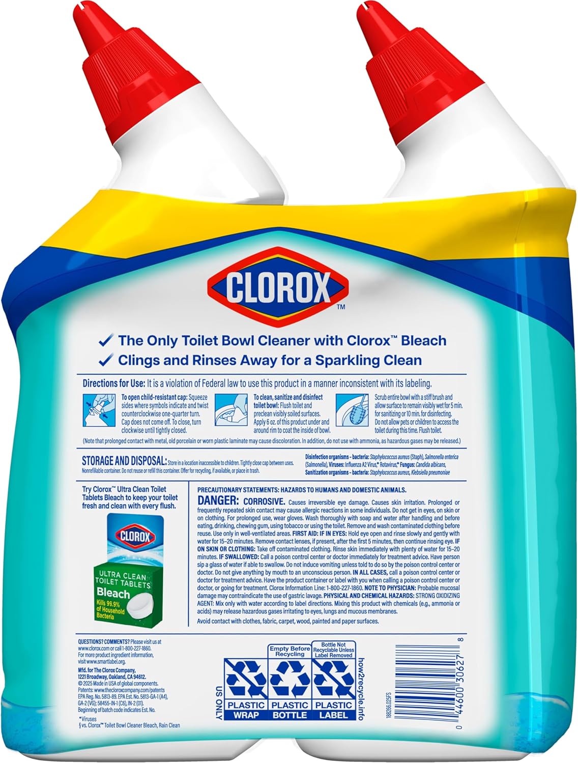 Clorox_Toilet_Bowl_Cleaner_Clinging_Bleach_Gel,_Kills_99.9%_of_Bacteria_and_Viruses,_Ocean_Mist,_24_Fl_Oz,_Pack_of_2