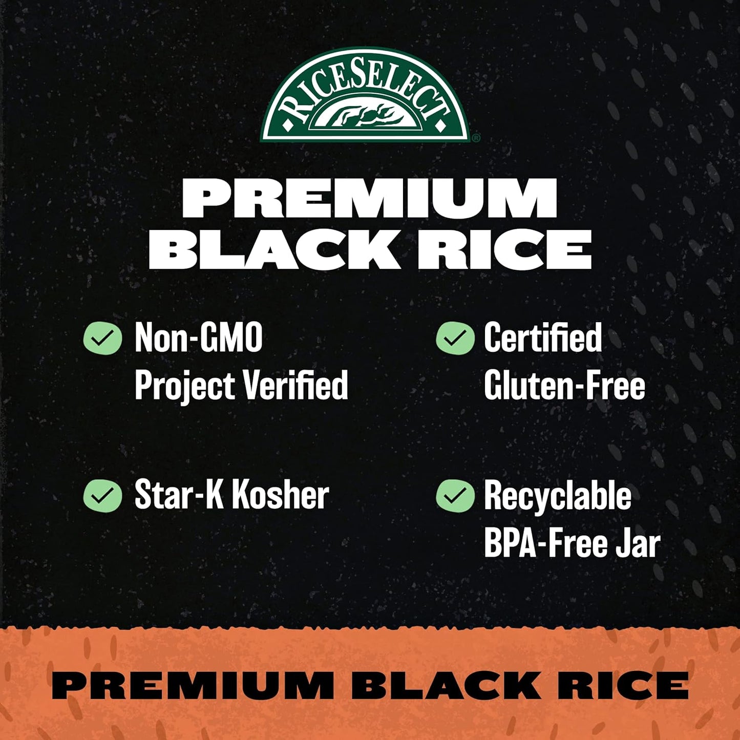 RiceSelect_Premium_Black_Rice,_Whole-Grain,_Gluten-Free,_Non-GMO,_and_Vegan_Rice,_BPA-Free_22-Ounce_Jar_(Pack_of_1)