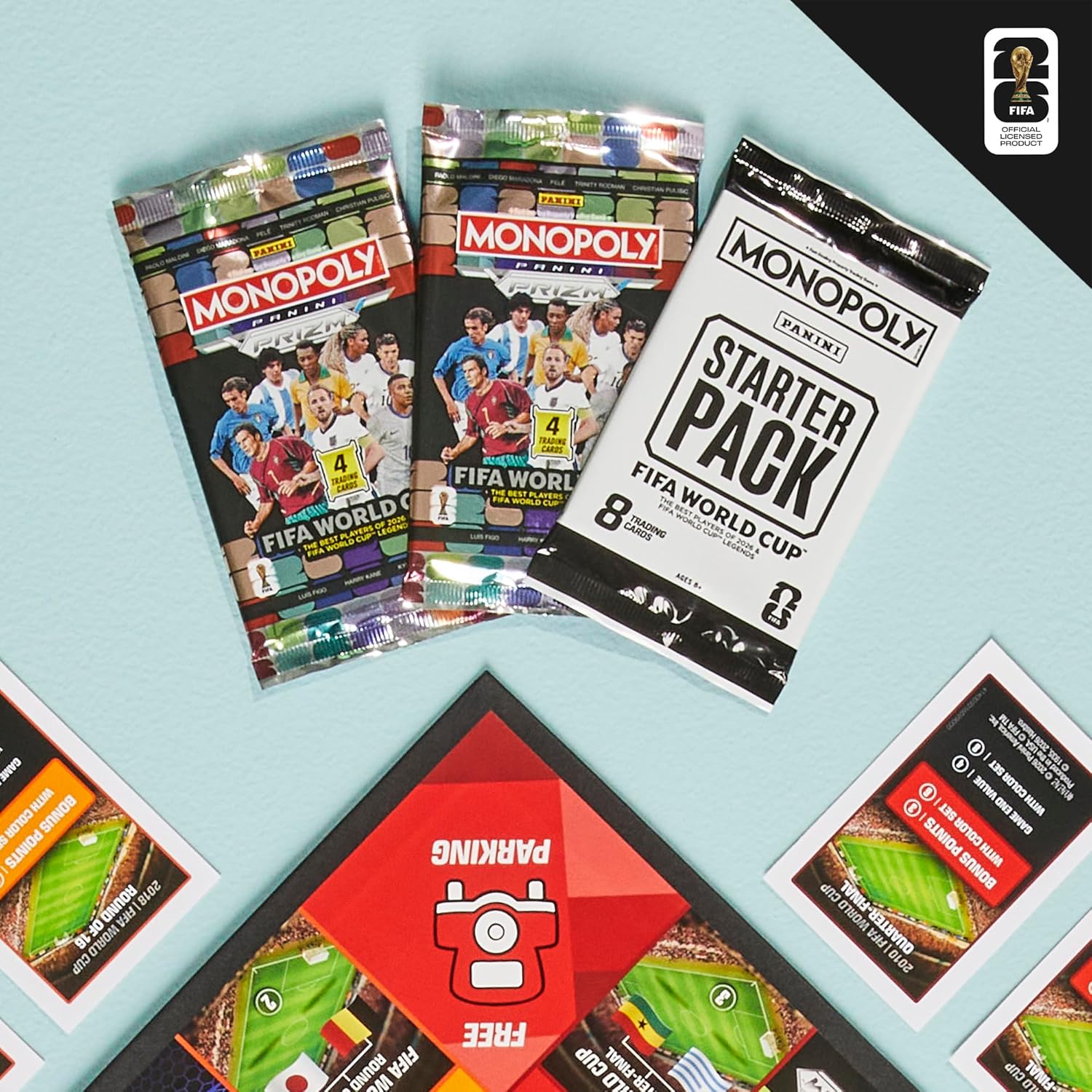 Monopoly_Panini_Prizm:_FIFA_World_Cup_Game_I_Soccer_Board_Game_with_Monopoly_Panini_Prizm_FIFA_World_Cup_2026_Trading_Cards_I_Ages_8+