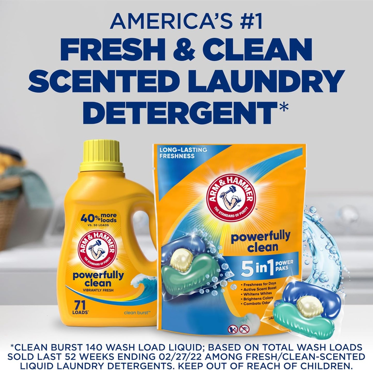 Arm_&_Hammer_Clean_Burst_5-in-1_Laundry_Detergent_Power_Paks,_High_Efficieny_(HE),_42_Count