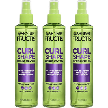 Garnier_Fructis_Style_Curl_Shape_Defining_Spray_Hair_Gel,_Strong_Hold_Frizz_Control_for_Curly,_Wavy,_and_Coily_Hair,_Nourishing_Formula,_8.5_fl_oz,_3_Count_(Packaging_May_Vary)