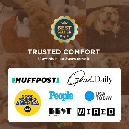 Bedsure_Calming_Dog_Bed_Medium_Size_Dog_-_Donut_Washable_Medium_Pet_Bed,_30_inches_Anti-Slip_Round_Fluffy_Plush_Faux_Fur_Cat_Bed,_Fits_up_to_45_lbs_Pets,_Camel