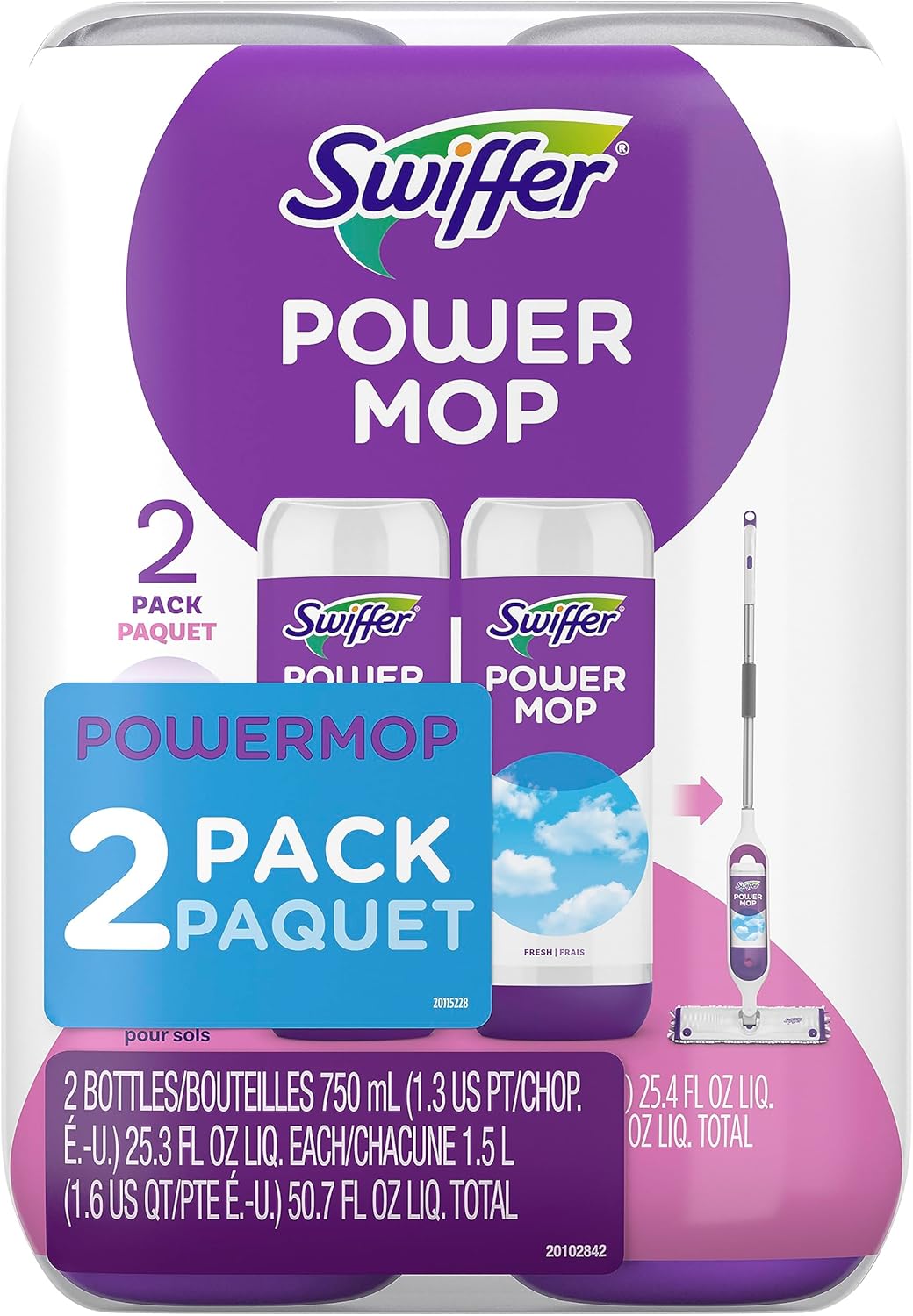 Swiffer_PowerMop_Floor_Cleaning_Solution_with_Fresh_Scent,_PowerMop_Refills,_Floor_Cleaner_for_Mopping,_25.3_fl_oz,_2_Pack