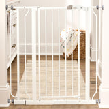 Regalo Safety Baby Gate for Doorways & Bottom of Stairs, Pressure Mounted Baby Gate with Door for Babies, Toddlers & Pets, Tested & Safe for 30 Years, American Designed, American Owned