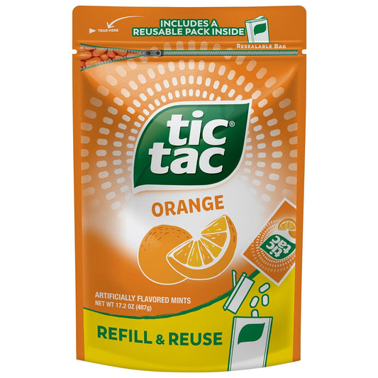 Tic_Tac_Bulk_Orange_Refill_Bag,_On-the-Go_Pocket-Sized_Mints,_Includes_Empty_Refillable_Pack,_17.2_oz