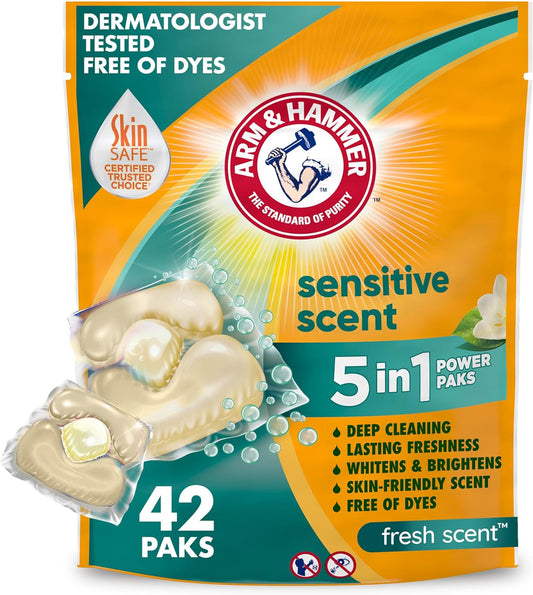 Arm_&_Hammer_Sensitive_Fresh_Scent_5-IN-1_Power_Paks,_42_count