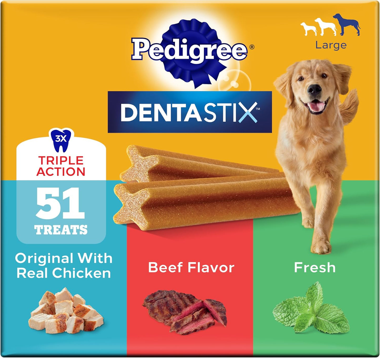Pedigree_Dentastix_Large_Dog_Treats,_Original,_Beef_&_Fresh,_2.73_lb._Variety_Pack_(51_Treats_Total)