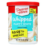 Duncan Hines Whipped Fluffy White Flavored Frosting, Halloween Cookie Decorating, 14 oz.