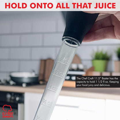 Chef_Craft_Classic_Baster_with_Clear_Tube,_11.5_inches_in_Length,_Black
