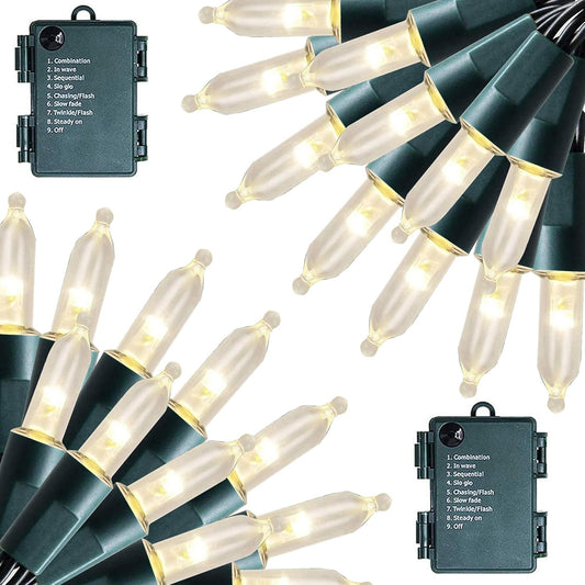 FUNPENY_Battery_Operated_Christmas_Mini_String_Lights,_1/2/4_Pack_Total_100LED_32FT_8_Modes_Waterproof_Fairy_Lights,_Christmas_Decorations_for_Indoor_Outdoor_Garden_Party_Decor
