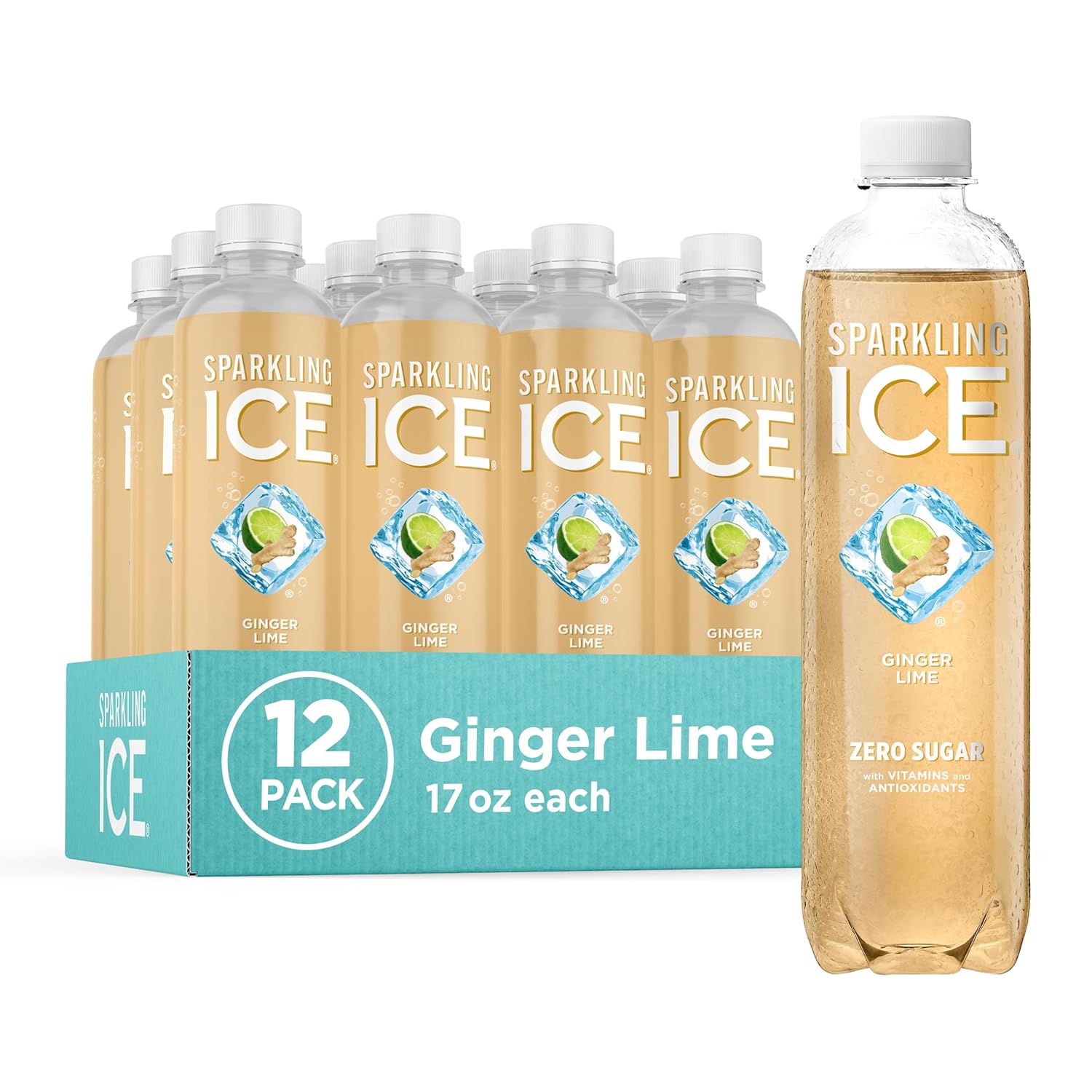 Sparkling_Ice,_Ginger_Lime_Sparkling_Water,_Zero_Sugar_Flavored_Water,_with_Vitamins_and_Antioxidants,_Low_Calorie_Beverage,_17_fl_oz_Bottles_(Pack_of_12)
