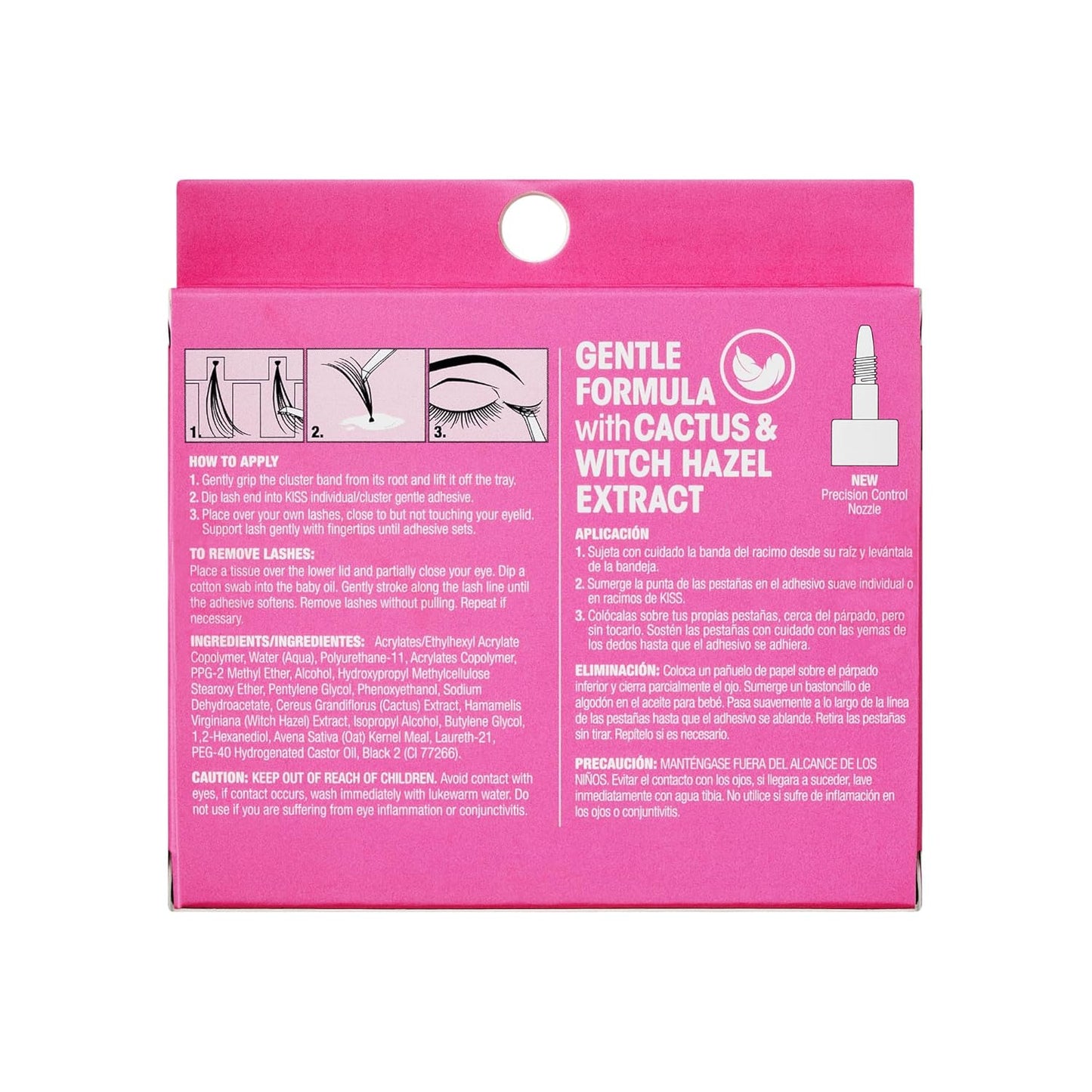 KISS_SuperStick_Individual_Lash_Cluster_Adhesive,_Gentle_Formula,_7_Day_Hold,_Cactus_&_Witch_Hazel_Extract,_Dermatologist_Tested,_Waterproof_Lash_Glue,_No_Harsh_Odor,_Net_Wt._6.5g_(0.23_oz.),_Black