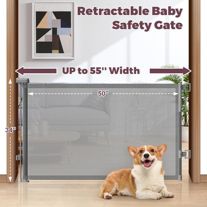 Retractable_Baby_Gate_for_Stairs_&_Doorways,_Mesh_Dog_Gate_Indoor_Outdoor,_Extends_to_55"_Wide_34"_Tall_Child_Gate_for_Hallways,_Deck,_Porch,_Pet_Toddler_Safety_Essentials,_Easy_Install,_Grey