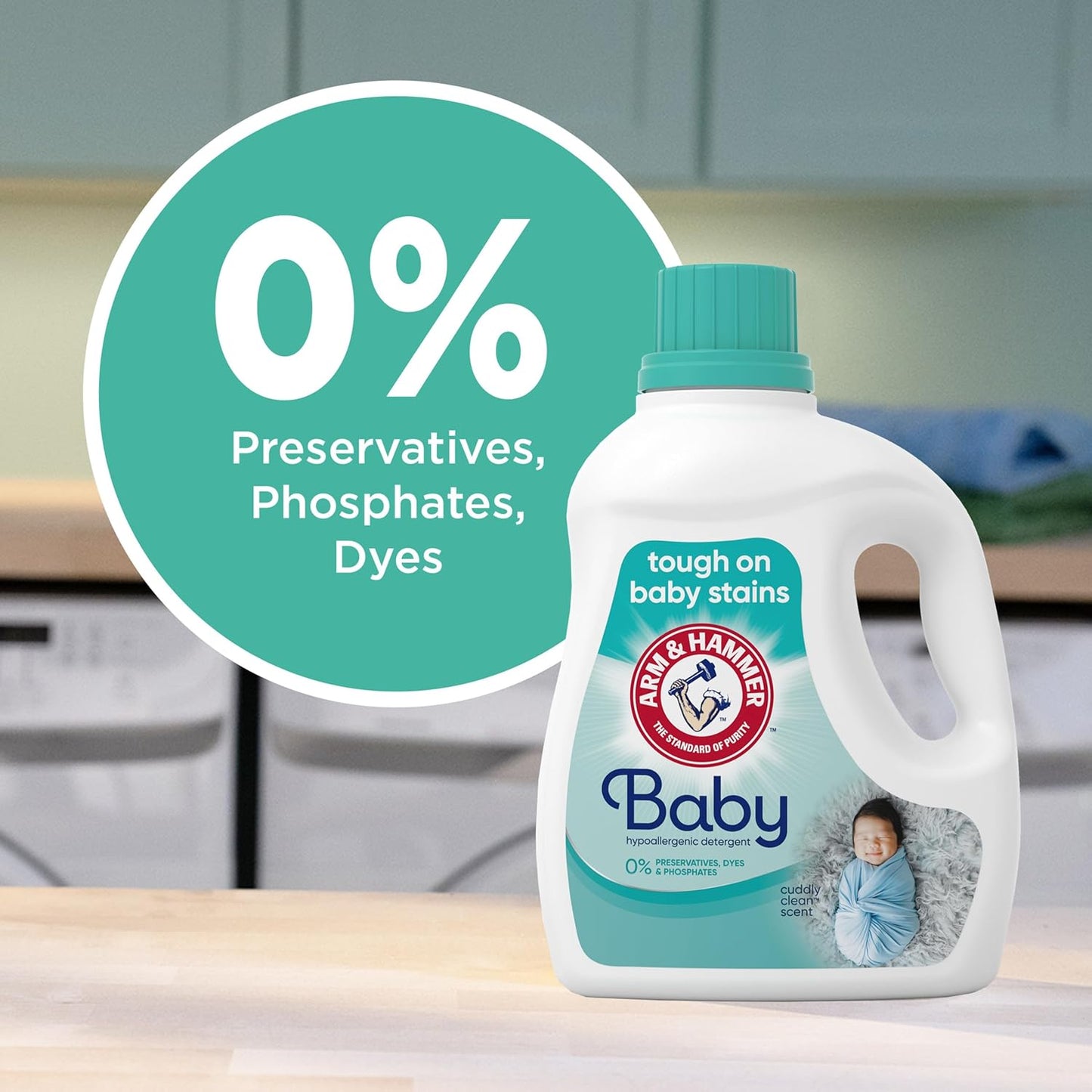 ARM_&_HAMMER_Baby,_77_Loads_Hypoallergenic_Liquid_Laundry_Detergent,_100.5_fl_oz
