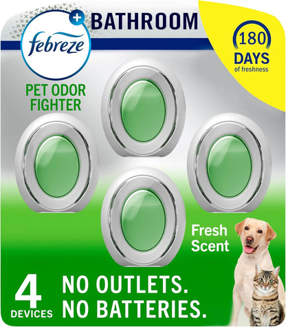 Febreze_Multicolor_Bathroom_Air_Freshener,_Odor-Fighting,_Plug_in_Alternative,_Air_Fresheners_for_Home,_Bathroom,_Kitchen,_and_Closet,_Heavy_Duty_Pet_Scent,_4_Count