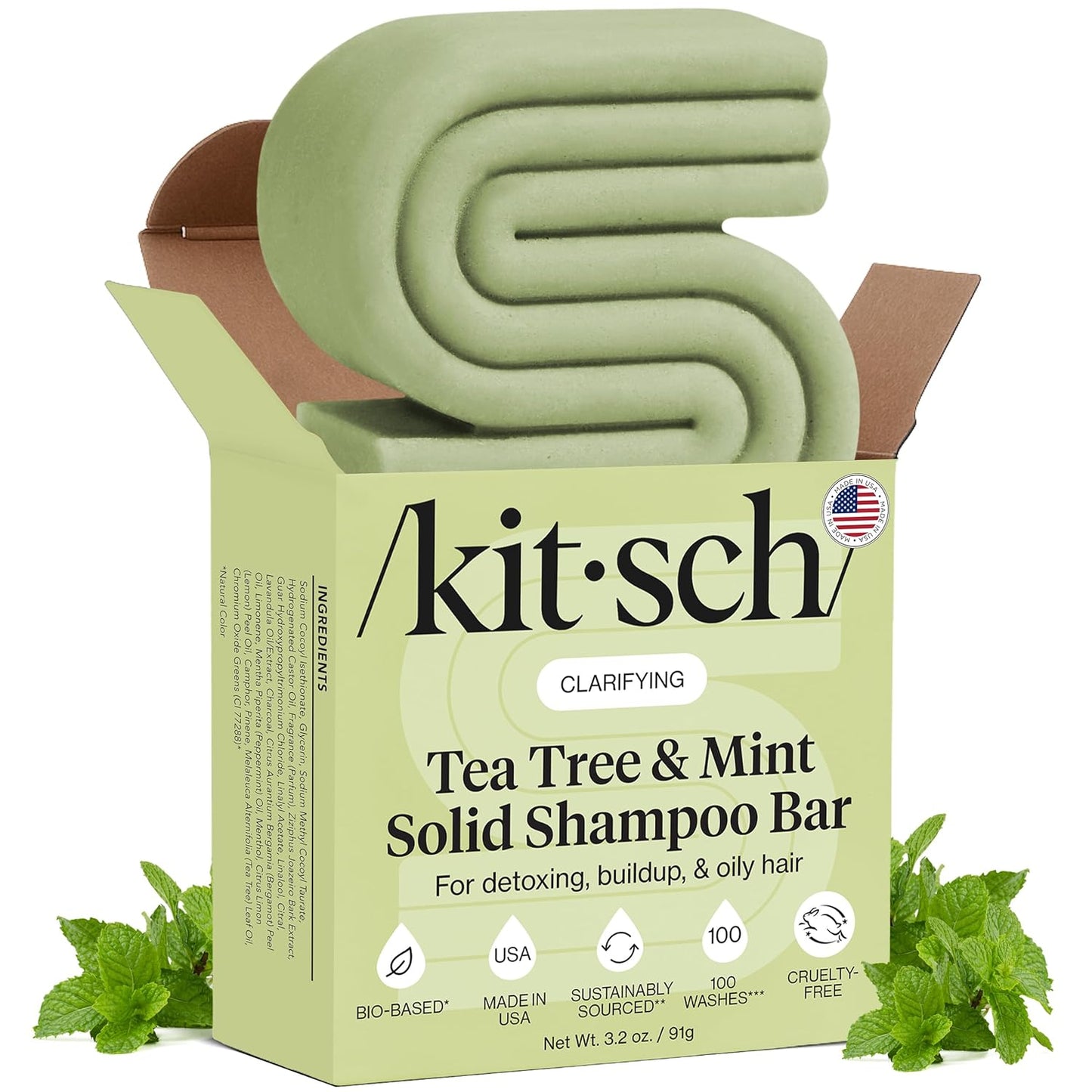 Kitsch_Clarifying_Tea_Tree_&_Mint_Shampoo_Bar_-_Tea_Tree_Shampoo_for_Build-Up_Removal_-_Hair_Shampoo_for_Women_and_Men_for_Scalp_&_Oil_Control_-_Vegan_Hair_Care_-_Made_in_USA,_3.2_oz