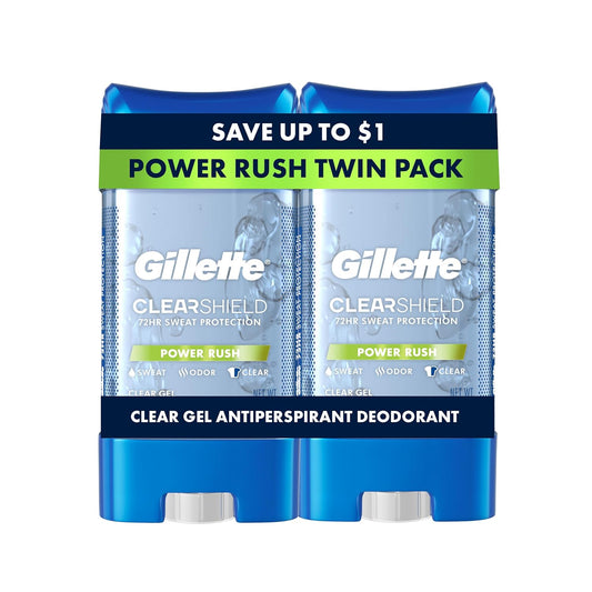 Gillette_Antiperspirant_and_Deodorant_for_Men,_72hr_Sweat_&_Odor_Protection,_Long_Lasting_Freshness,_Anti-White_Mark_Technology,_Clear_Gel,_Power_Rush_Scent,_3.8_oz_(Pack_of_2)