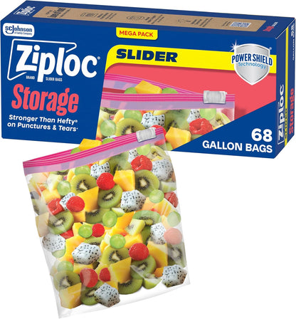 Ziploc_Gallon_Food_Storage_Slider_Bags,_Power_Shield_Technology_for_More_Durability,_68_Count