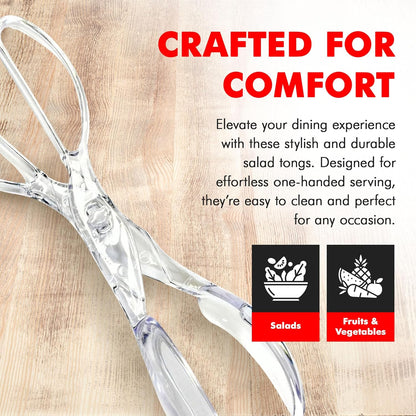 Chef_Craft_Premium_Salad_Scissor_Tongs,_11.25_inch,_Clear