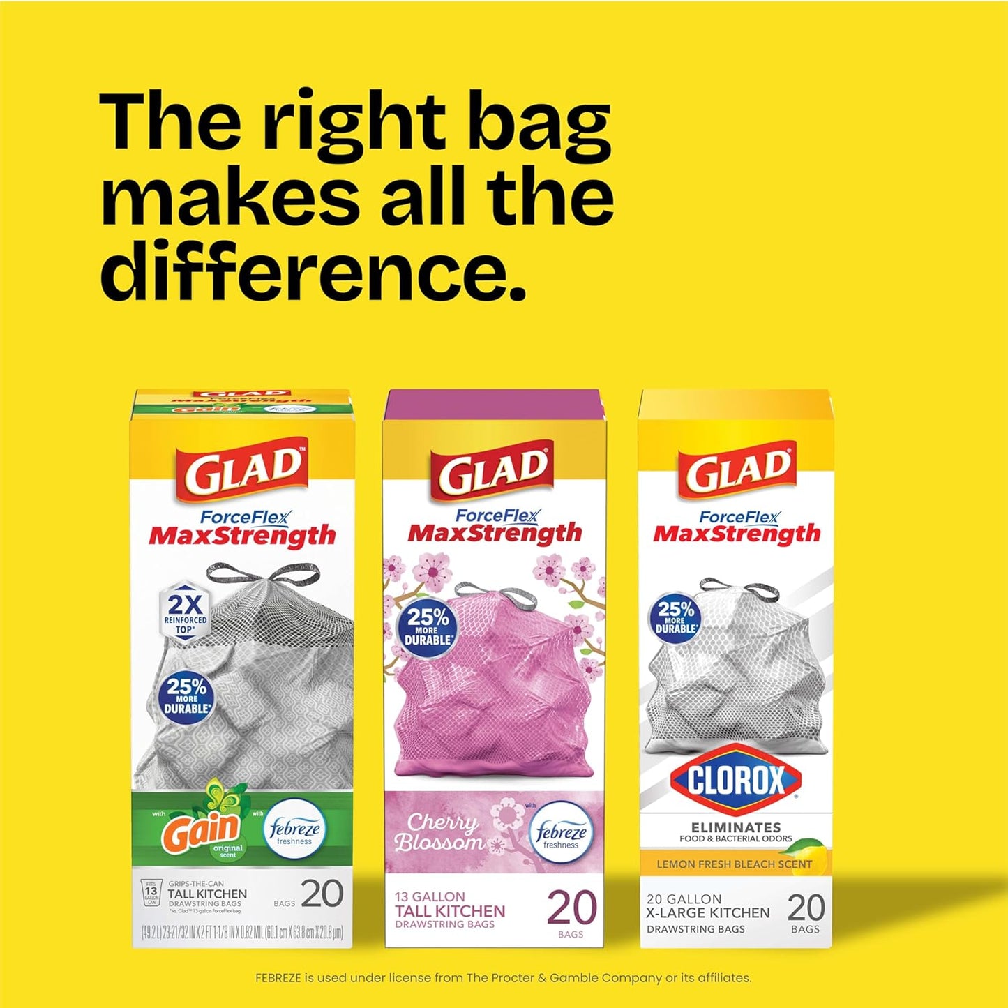 Glad_ForceFlex_MaxStrength_LeakGuard_Trash_Bags,_13_Gal,_Sunshine_Lemon_Scent,_90_Ct_(Pack_May_Vary)