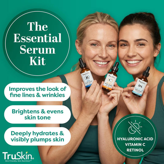 TruSkin_Face_Serum_Trio_-_Vitamin_C,_Retinol_&_Hyaluronic_Acid_Anti-Aging_Serums_for_Face_-_AM,_PM_&_All-Day_Skincare_Routine_-_Brightening,_Smoothing_&_Hydrating_Facial_Serums,_1_fl_oz_Each