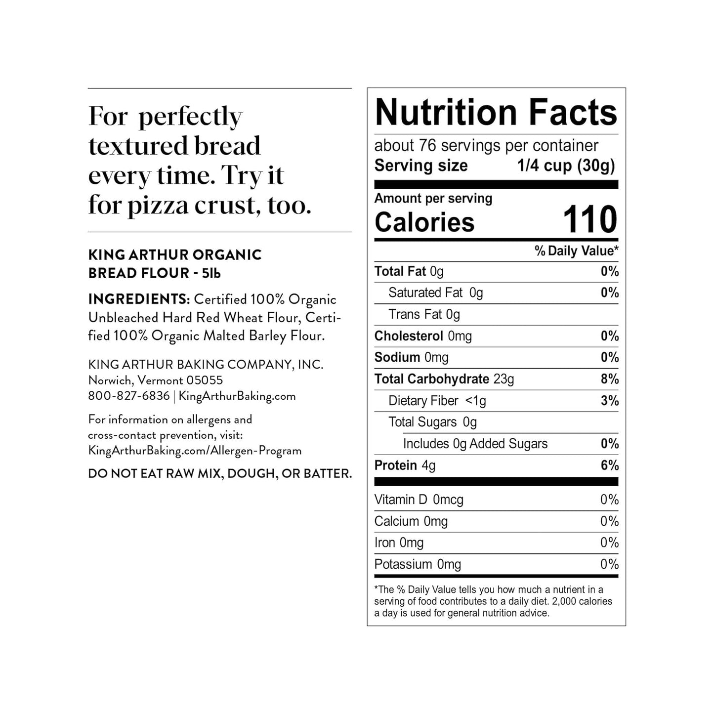 King_Arthur_Unbleached_Organic_Bread_Flour_-_High_Protein_12.7%_for_Lofty_Yeasted_Breads,_Non-GMO,_Kosher_Certified_-_Premium_Baking_Flour_for_Artisan_Loaves,_Pizza_Dough,_and_Sourdough_(5_lbs)